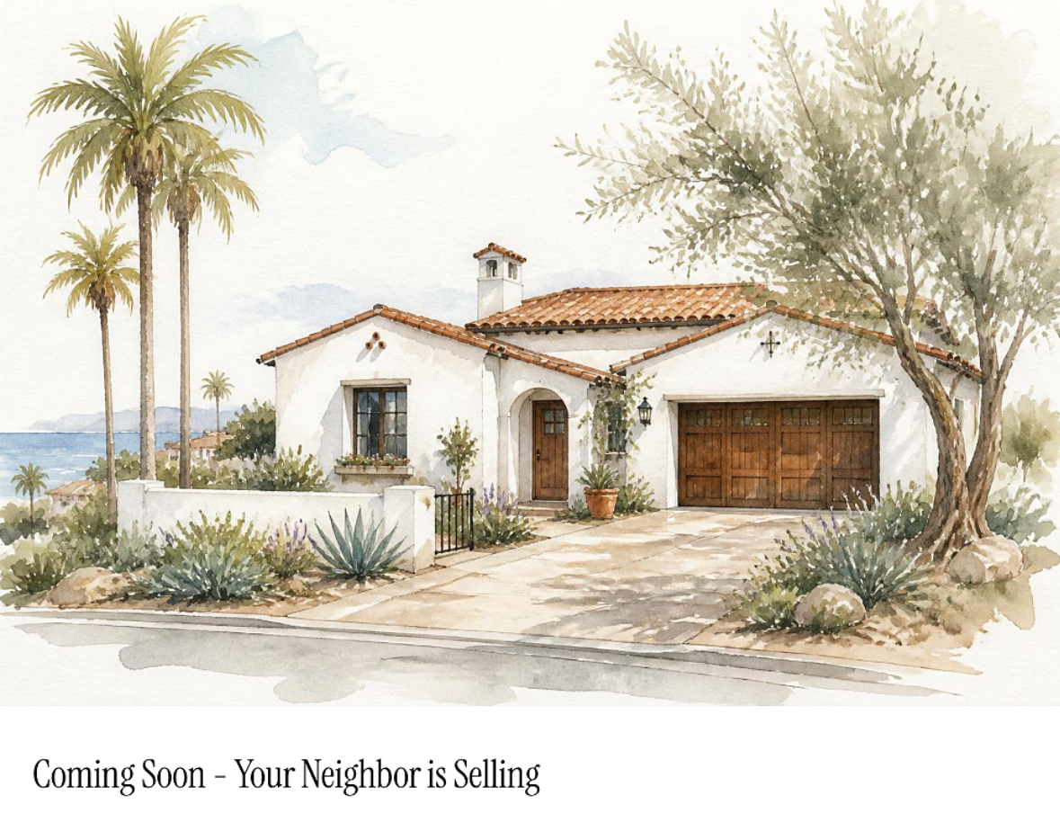 Example neighbor postcard, front